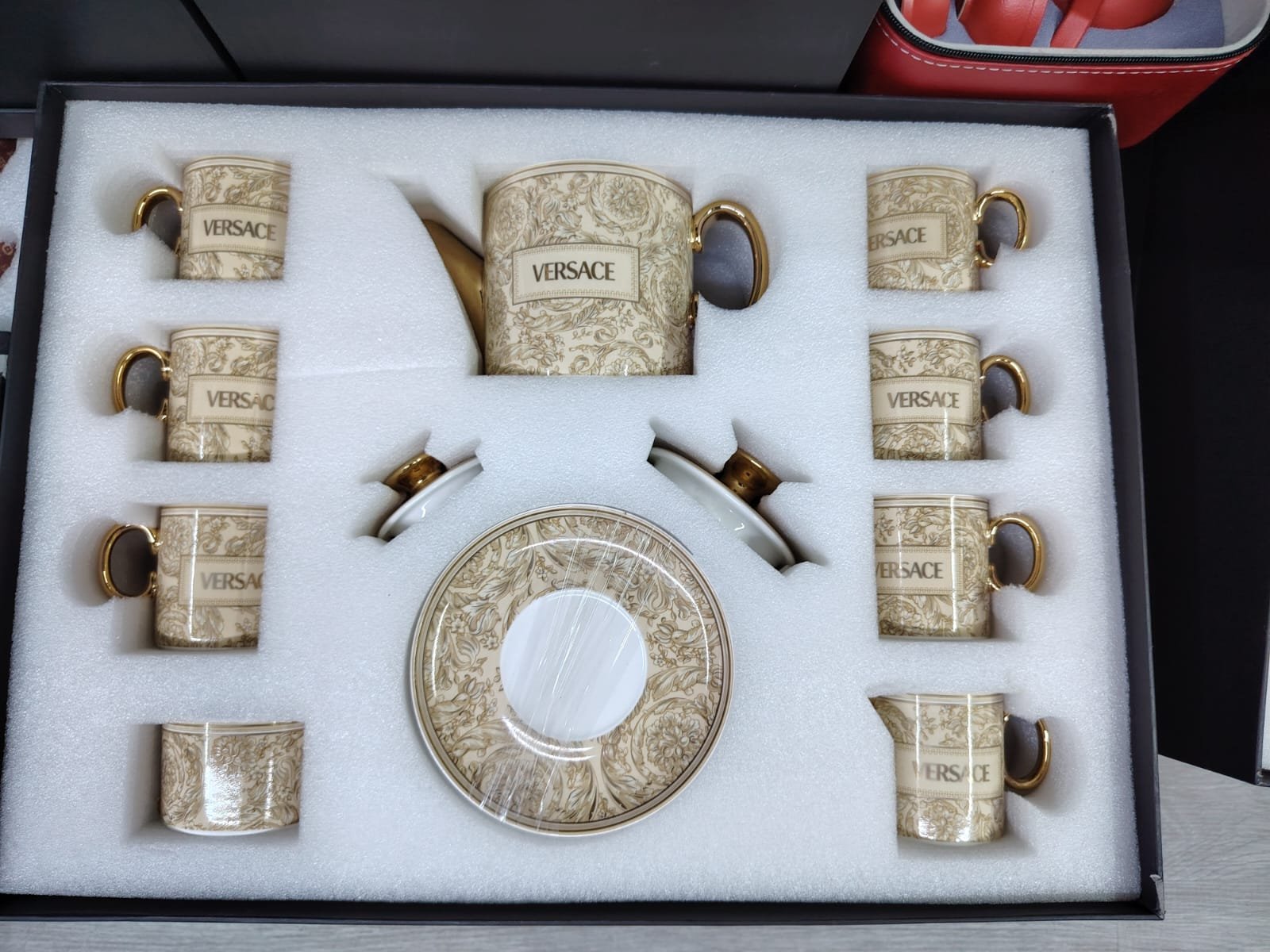 Versace Tea set of six cups and pot, 15 pieces - Image 2 of 3